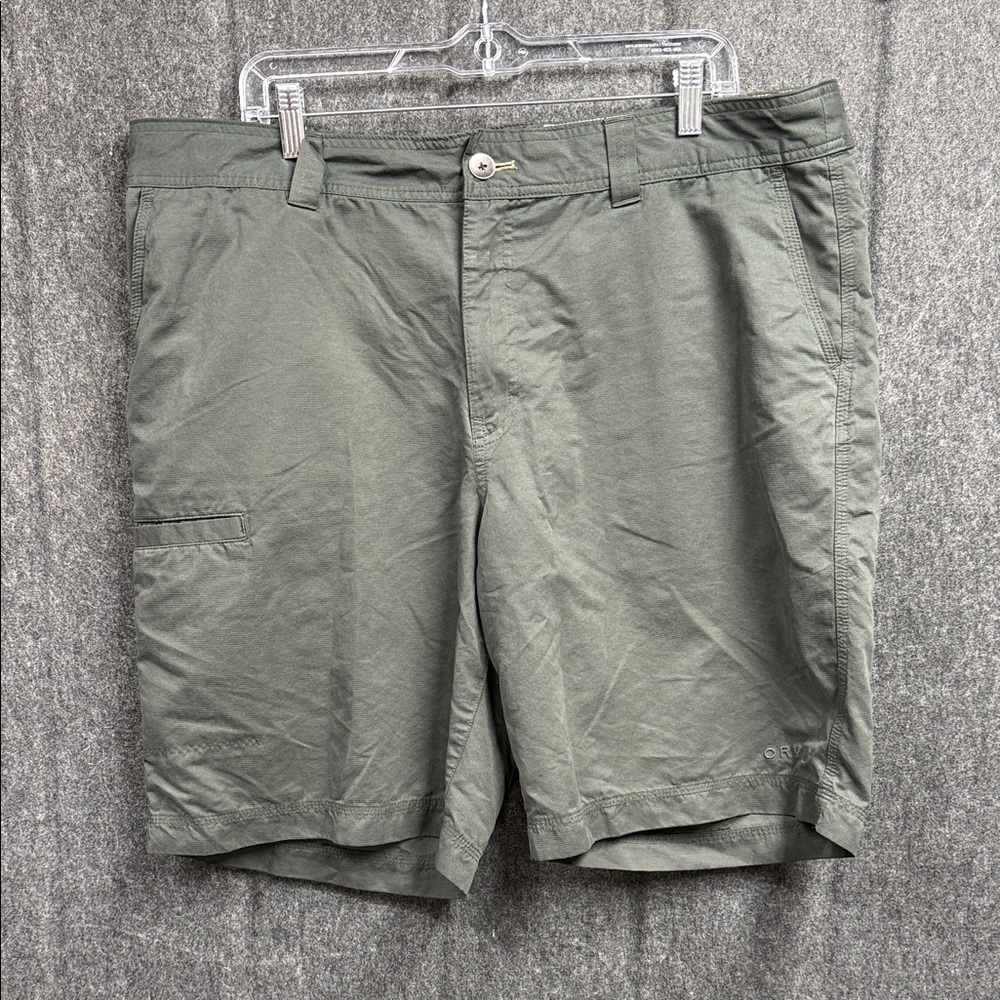 Orvis Sage Green Men's Flat Front Shorts